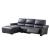 S275 Leather Reclining Sofa Chaise