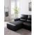 S275 Leather Reclining Sofa Chaise