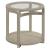 Solstice Round Glass/Wood End Table