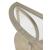 Solstice Demilune Glass/Wood Sofa Table