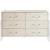 Lyra Wood/Fur Double Dresser w/6 Drawers