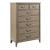 Urban Cottage Oakmont Wood/Fabric Upholstered Panel Bedroom Set