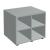 Standard Office Bookcase Storage Unit w/2 Shelves & Vertical Partition