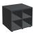 Standard Office Bookcase Storage Unit w/2 Shelves & Vertical Partition