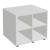 Standard Office Bookcase Storage Unit w/2 Shelves & Vertical Partition