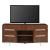 SM Valentina Wood Media Console with Fireplace
