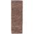Saket Leather/Cotton Runner Hand-woven Rug, 2'6