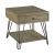 Sanbern Rectangular Wood/Metal 1-Drawer End Table