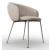 Anime Aspen Fabric/Metal Dining Chair