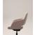 Sandie Swivel Adjustable Visitor Conference Chair w/Weight Sensitive Synchro Mechanism w/3 Locking Positions & 5-Star Base w/Castors