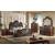 Santa Monica Bedroom Set with Faux Leather Upholstered Headboard & Footboard