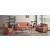 Saphire Microsuede Convertible Storage Sofa