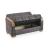 Saphire Microsuede Convertible Storage Living Room Set