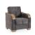 Saphire Microsuede Convertible Storage Living Room Set