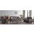 Saphire Microsuede Convertible Storage Loveseat
