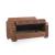 Saphire Microsuede Convertible Storage Loveseat