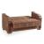 Saphire Microsuede Convertible Storage Living Room Set