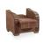 Saphire Microsuede Convertible Storage Living Room Set