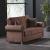 Sara Fabric Convertible Loveseat