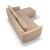 Saturno Leather Modular Sectional Sofa Customiazble