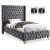 Savan Velvet Twin Size Bed