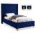 Savan Velvet Twin Size Bed