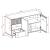 Granville 55-inch Sideboard w/3 Full Extension Drawers