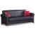 Harlem Bonded Leather Storage Sofabed