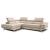 Capri L-Shaped Top Grain Italian Leather Sectional Sofa