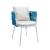 Spencer Outdoor Patio Fabric Dining Chair w/Cushions