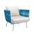 Spencer Outdoor Fabric Club Chair w/Cushions