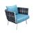 Spencer Outdoor Fabric Club Chair w/Cushions