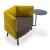 Cumulus Lounge Armchair, 1 Tier Backrest