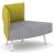 Cumulus Lounge Chair w/One Armrest, 1 Tier Backrest
