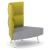 Cumulus Lounge Chair with Side Panel, 2 Tier Backrest