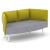 Cumulus 2-Seater Armchair w/Panels (1 Tier Backrest)