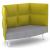 Cumulus 2-Seater Armchair w/Panels (2 Tier Backrest)
