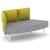 Cumulus Lounge Sofa with One Armrest, 1 Tier Backrest