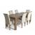 Rhine Extendable Dining Set w/Elke Chair