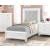 SM 5189 Upholstery/Wood Panel Bed w/LED, Full Size
