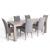 Rhine Extendable Dining Set w/Elke Chair
