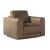 Boston Fabric/Leather Armchair