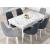 Lia 5-Piece Extendable Dining Room Set, Table & 4 Chairs