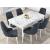 Lia 7-Piece Extendable Dining Room Set, Table & 6 Chairs