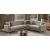 Levi Ribbed Sectional Sofa with Storage – Luxe Contemporary L-Shaped Couch, Composition 1