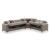 Levi Ribbed Sectional Sofa with Storage – Luxe Contemporary L-Shaped Couch, Composition 1