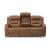Knightington Power Leather/PVC Power Reclining Living Set w/Audio Seating