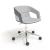 TWIST&SIT Armchair, 5-star Base with Castors