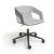 TWIST&SIT Armchair, 5-star Base with Castors