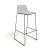Twist & Sit Office Fabric High Bar Stool w/Wire Base